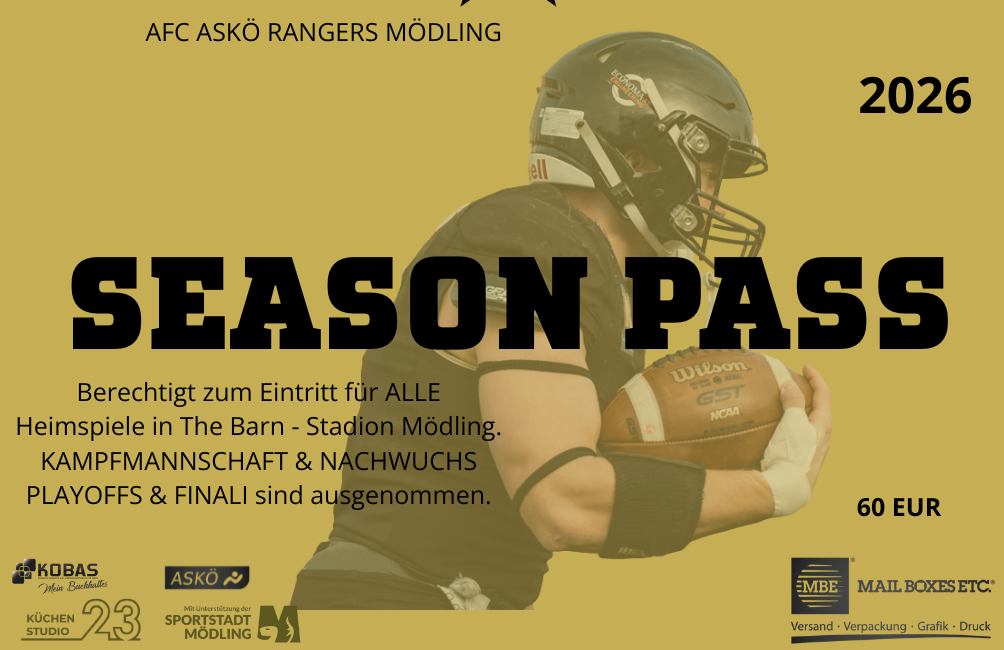 Seasonpass 2026 Vorderseite